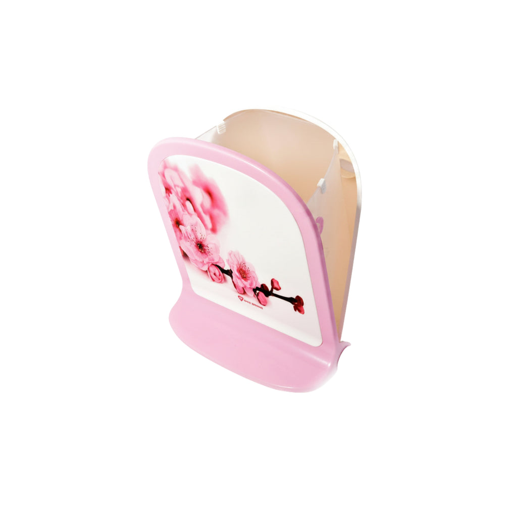 5L Stylish Pink Small Wastebasket with Pedal 