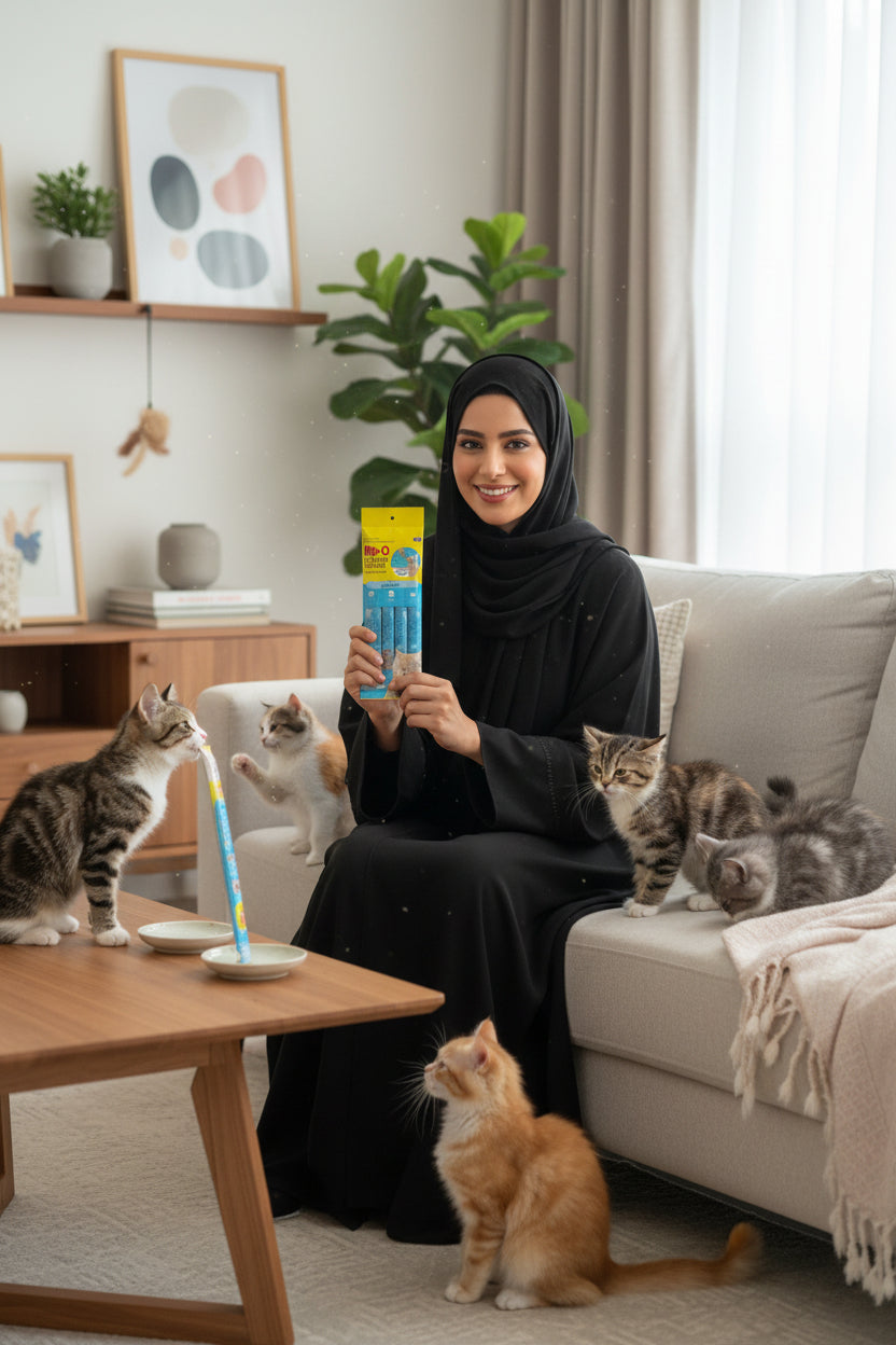 ميو مكافآة للقطط بنكهة الدجاج والكبد 4×15 جرام