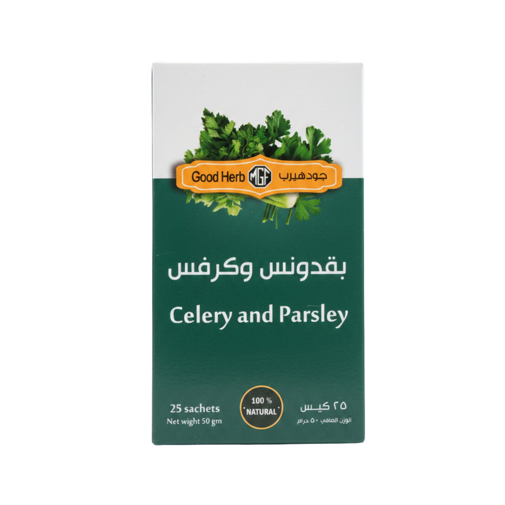 شاي أعشاب جود هيرب بالبقدونس والكرفس  50 جرام  25 كيس