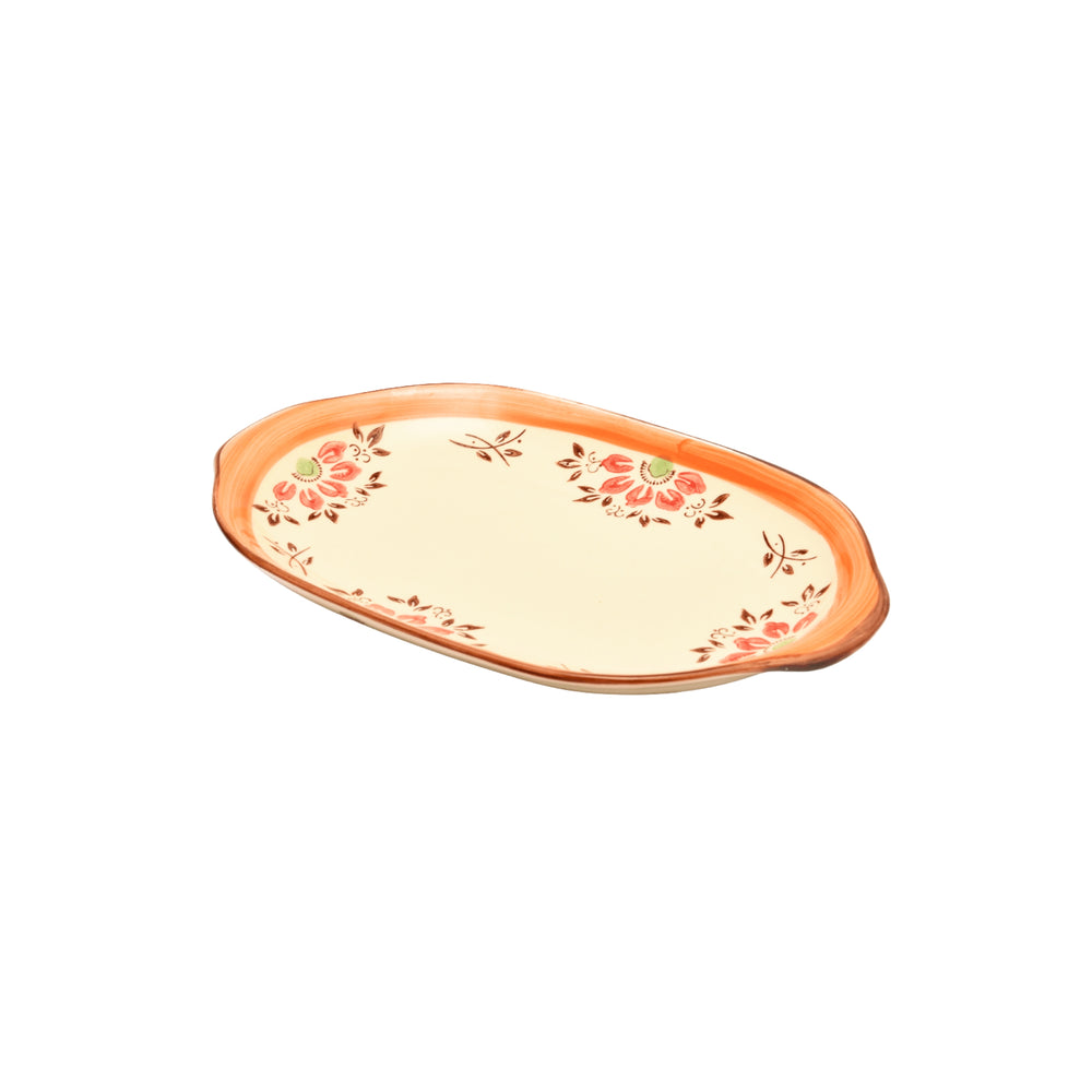 oval ceramic plate