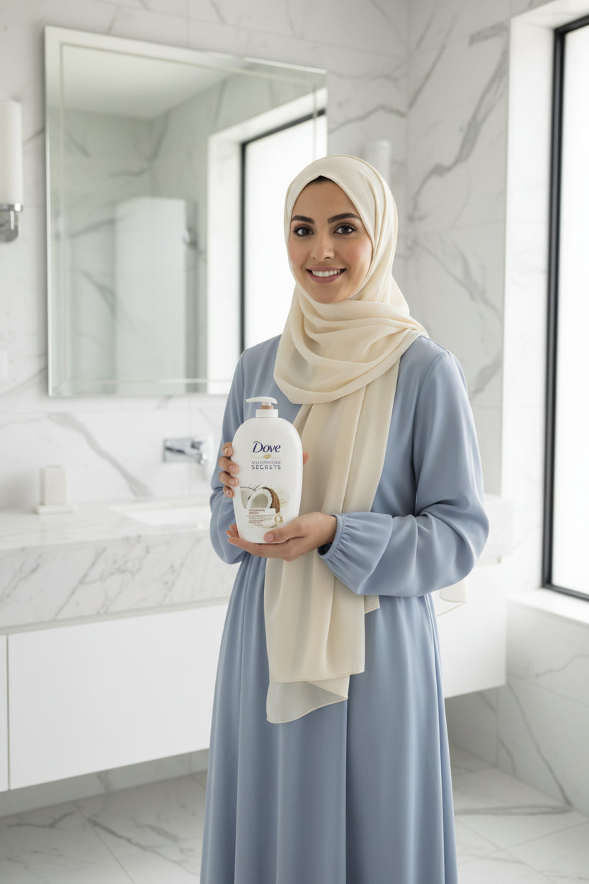 غسول اليدين دوف أسرار التغذية بزيت جوز الهند وحليب اللوز 500 مل