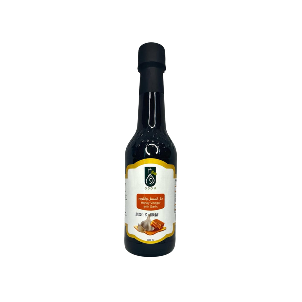 خل العسل مع الثوم عضوي  300 مل آدم