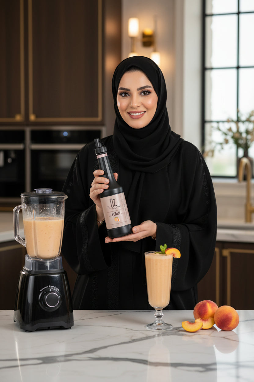 بيوريه  الخوخ  أوز 1 لتر