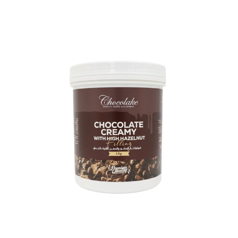 شوكولاتة كريمية عالية البندق للحشو والدهن 1 كيلوجرام Chocolake