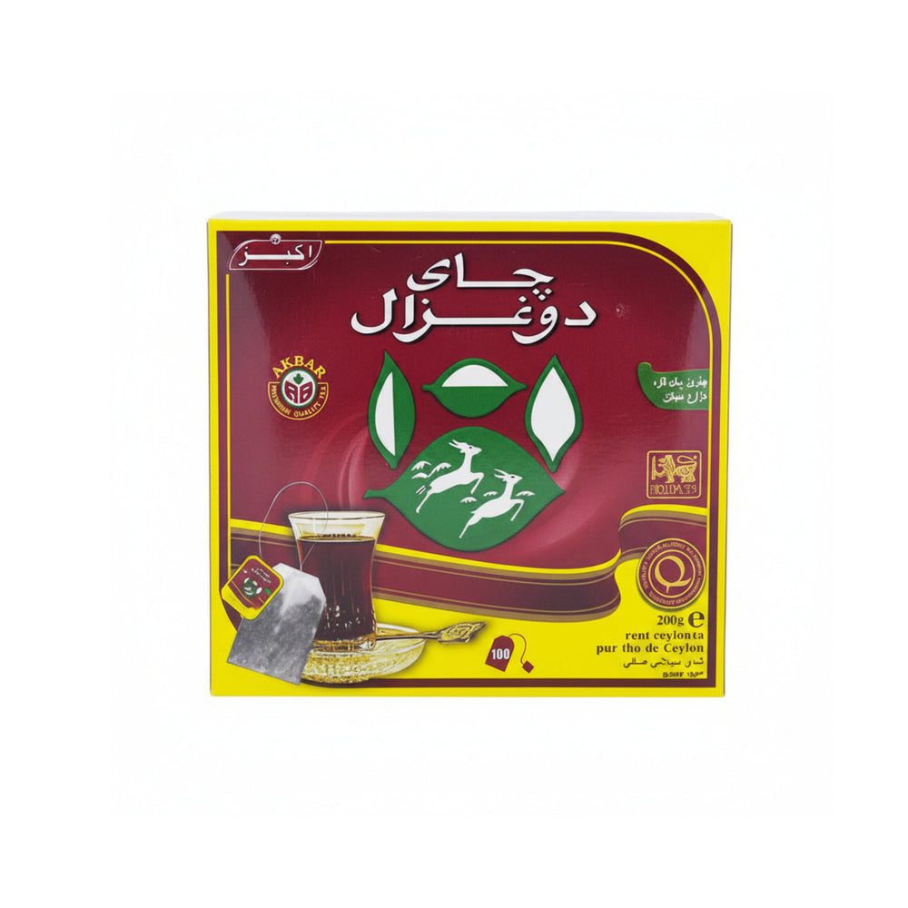 شاي سيلاني دو غزال 100 ظرف 200 جم