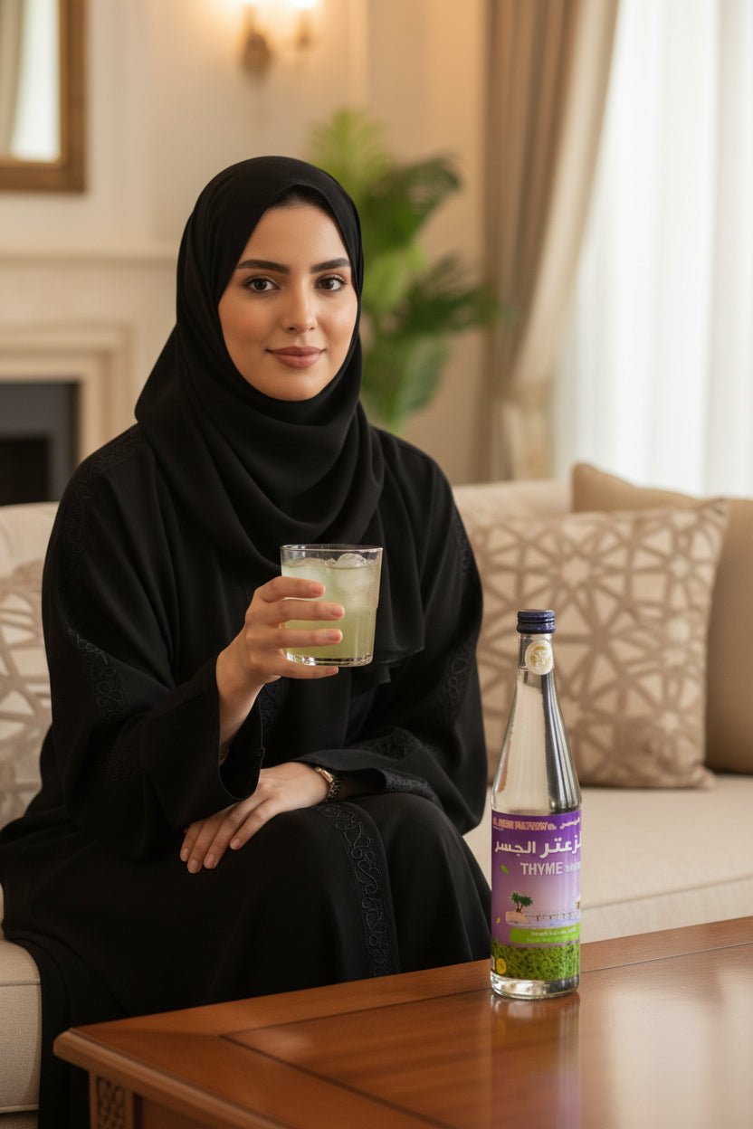 ماء الزعتر الطبيعي الجسر 565 مل - آنية المنزل الراقي
