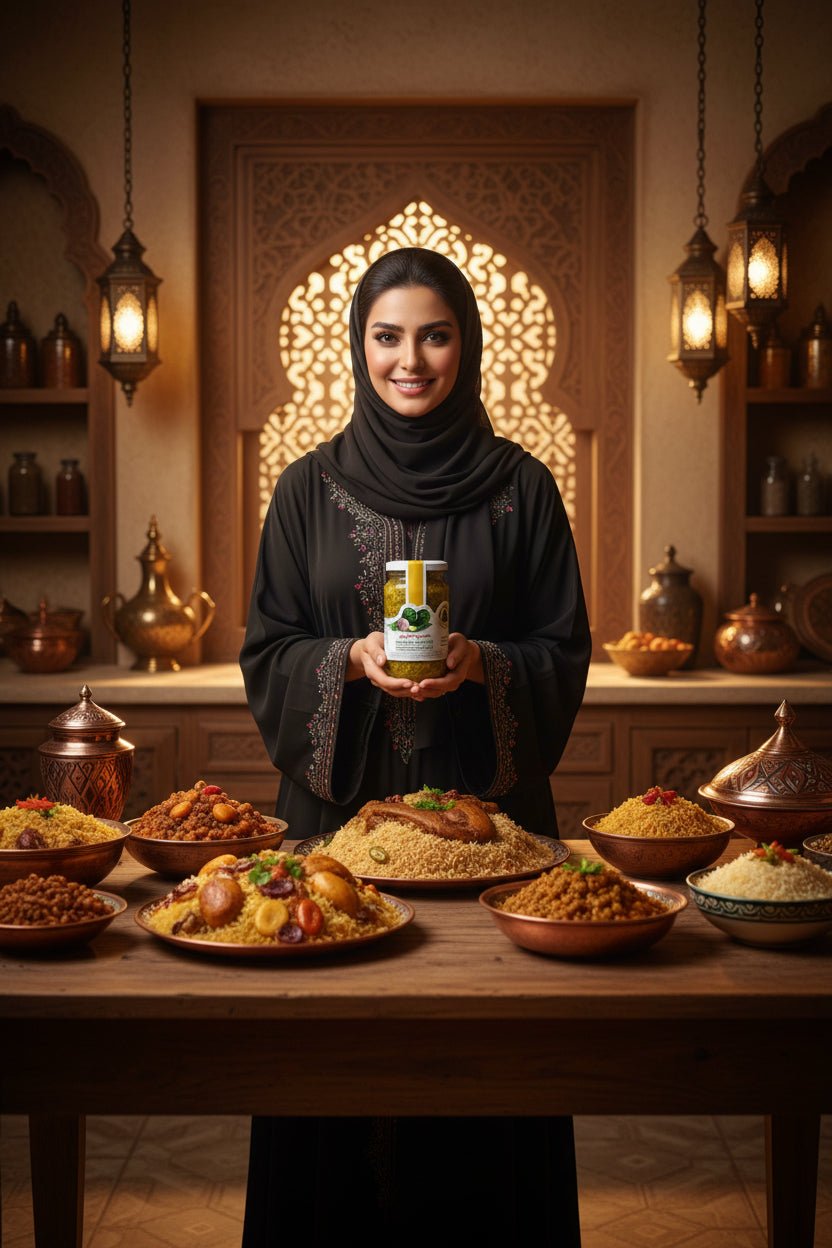 معبوج كويتي أخضر 400 جرام الجزيرة - آنية المنزل الراقي