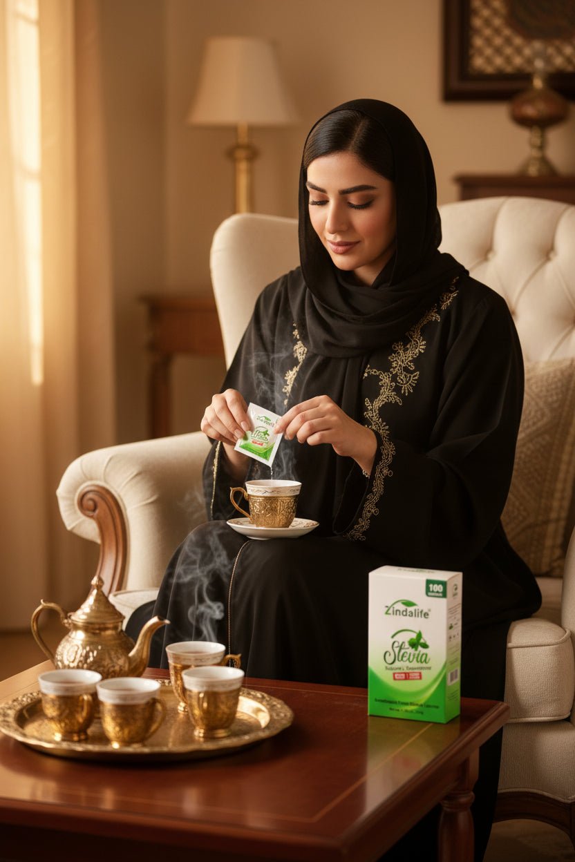 محلي ستيفيا طبيعي زيندالايف 100 كيس 200 جرام - آنية المنزل الراقي