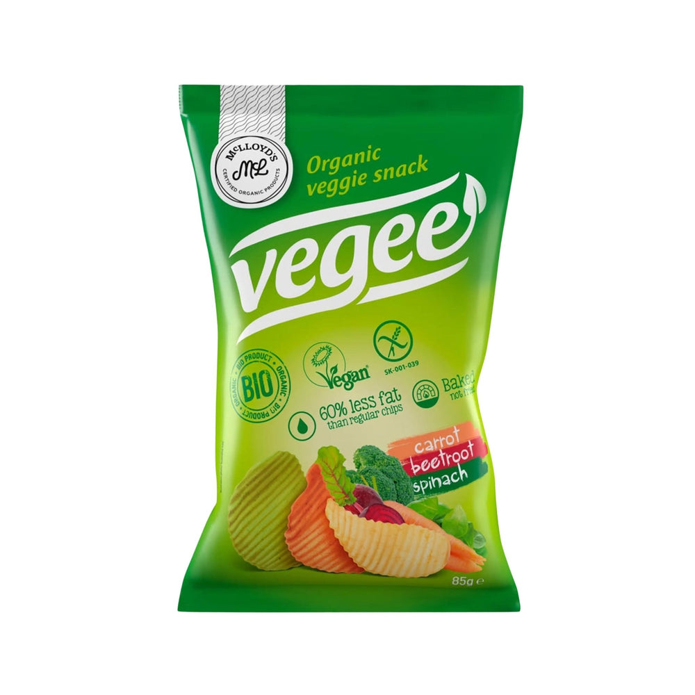 مقرمشات الخضروات العضوية من ماكلويدز 85 جرام Vegee - آنية المنزل الراقي