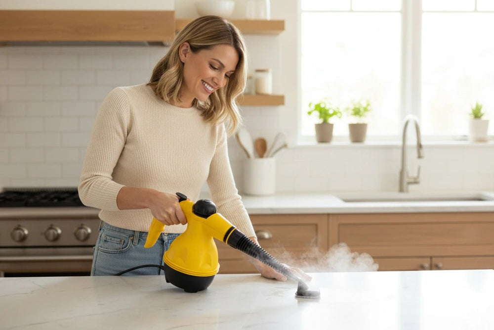 منظف البخار ذو درجة الحرارة العالية المحمولة باليد لمجموعة المطبخ من Hood Cleani - آنية المنزل الراقي