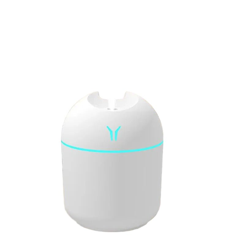 مرطب هواء USB صغير 250 مل مع ناشر عطور وإضاءة LED ملونة - آنية المنزل الراقي