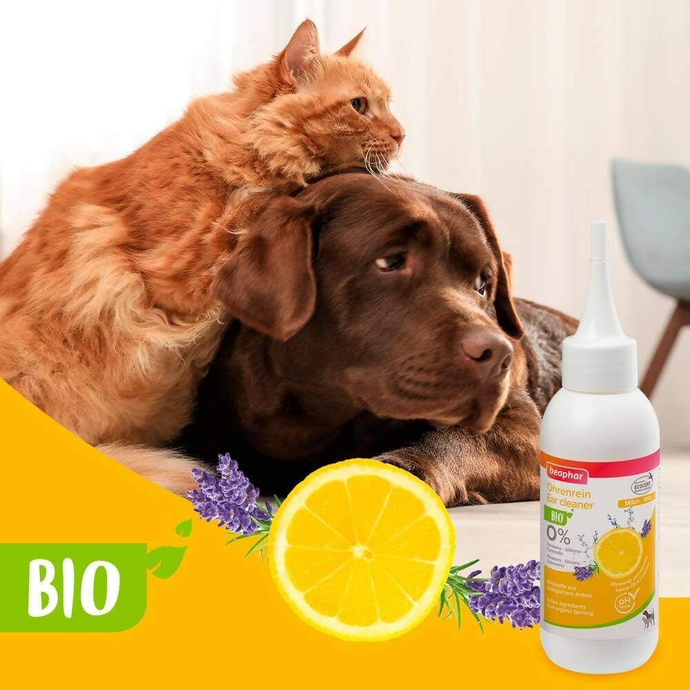 Beaphar Lavender &amp; Lemon Ear Cleaner for Dogs &amp; Cats 100ml