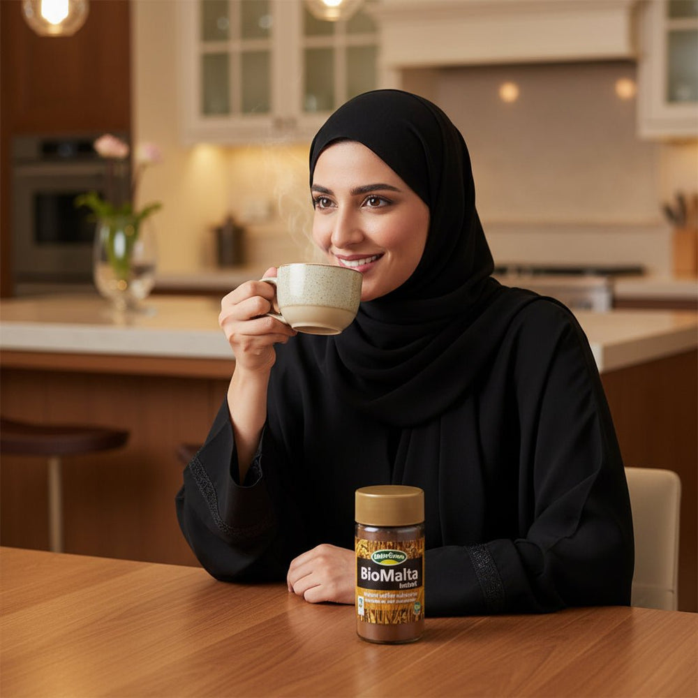 قهوة ناتشر جرين بيومالتا إنستانت العضوية 100 جم بديل القهوة من الشعير المملح