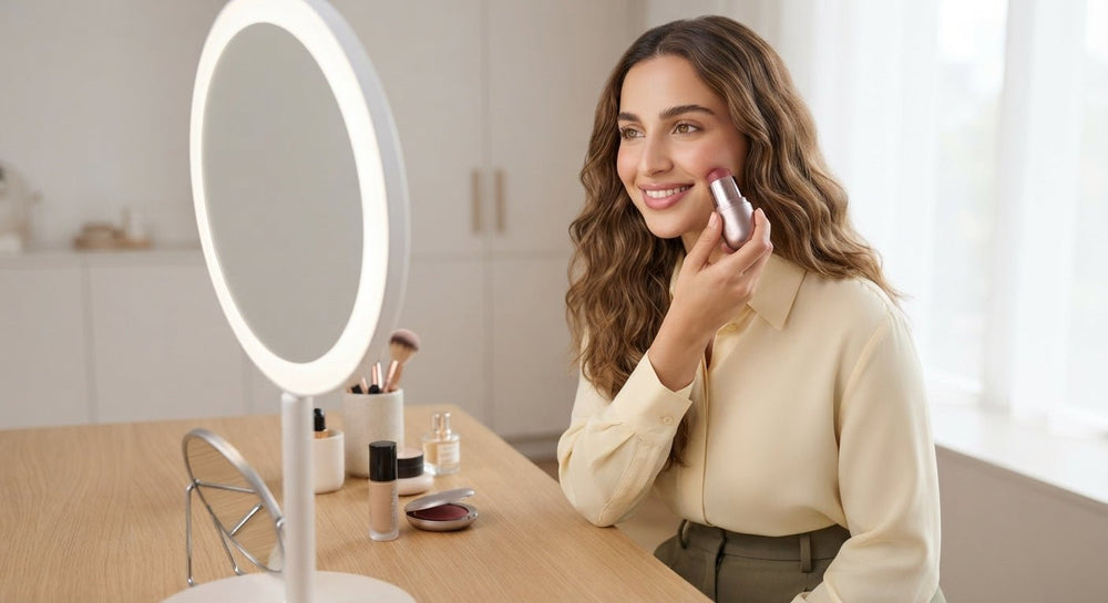 Pocket Blush LIP Stick عصا بلاشر وملون شفاه مرطب - آنية المنزل الراقي