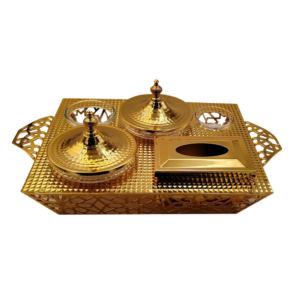 طقم تقديم للمناسبات، 38 × 12 × 6.5 سم، تصميم ريفي أنيق