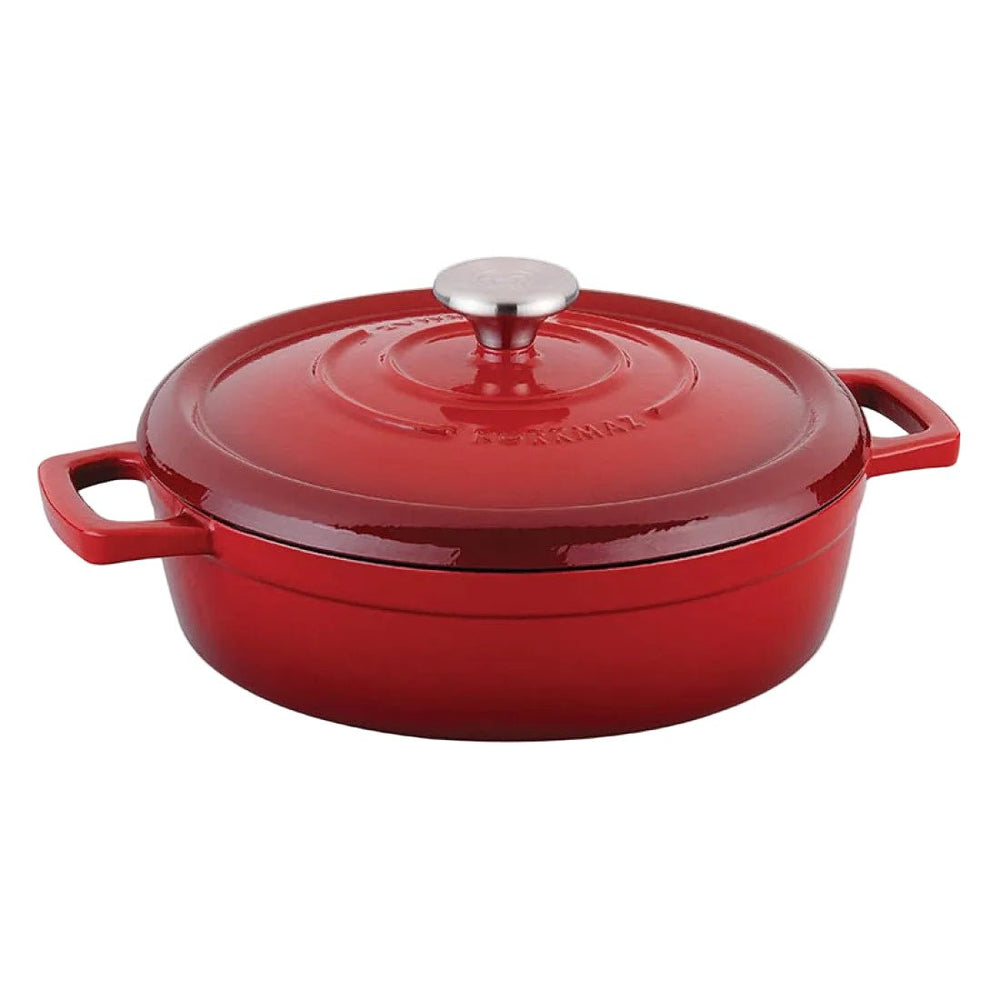 طاجن طبخ كوركماز كاستا من الحديد الزهر 26 سم أحمر موديل A-2849-1