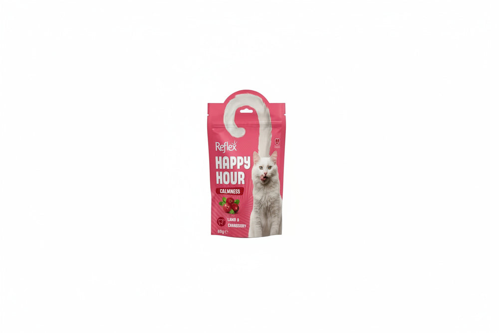 وجبة خفيفة للقطط بنكهات طبيعية من Happy Hour