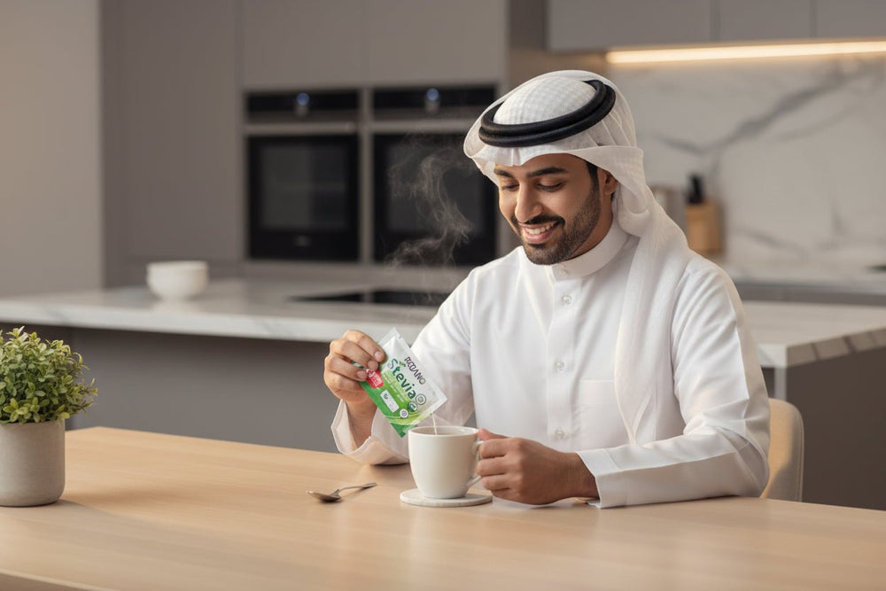 ريقانو محلي ستيفيا الطبيعي ونباتي خالي من الجلوتين 50 جرام - آنية المنزل الراقي