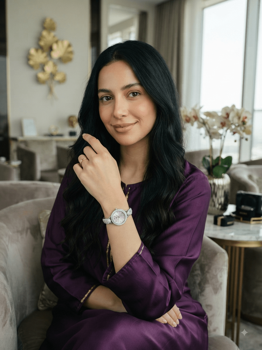 ساعة نسائية فاخرة بتصميم سوار على شكل تنين مرصع بتفاصيل لامعة وحركة كوارتز - آنية المنزل الراقي