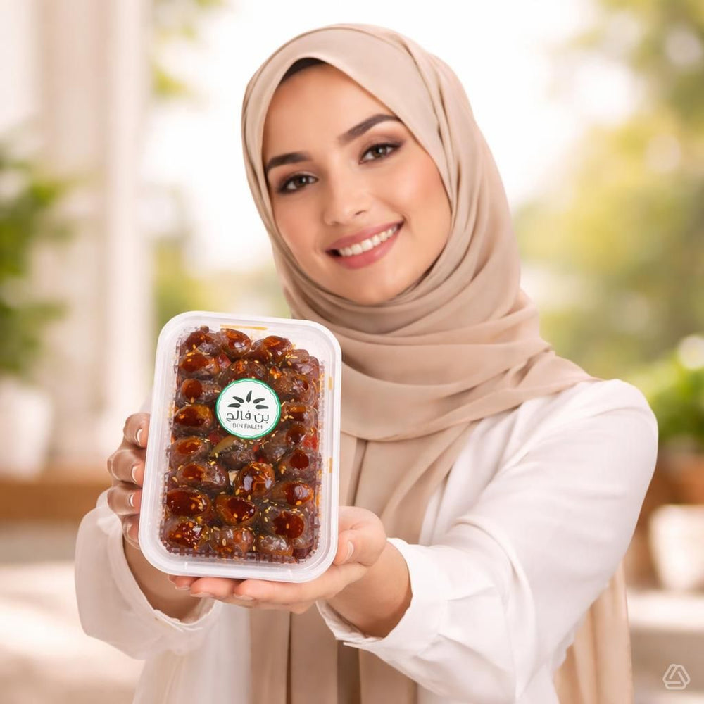 سفسيف التمر العضوي من مزرعة بن فالح 500 جم - آنية المنزل الراقي