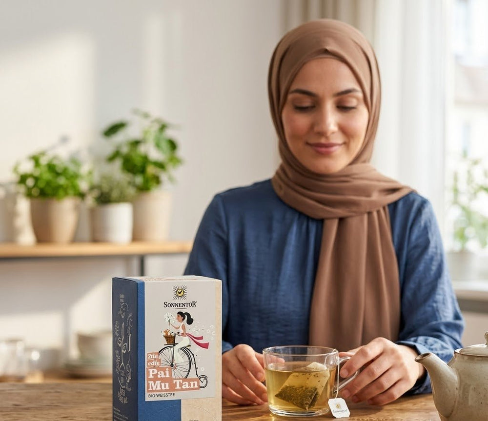 شاي أبيض باي مو تان 100 غرام 18 كيس من SN - آنية المنزل الراقي