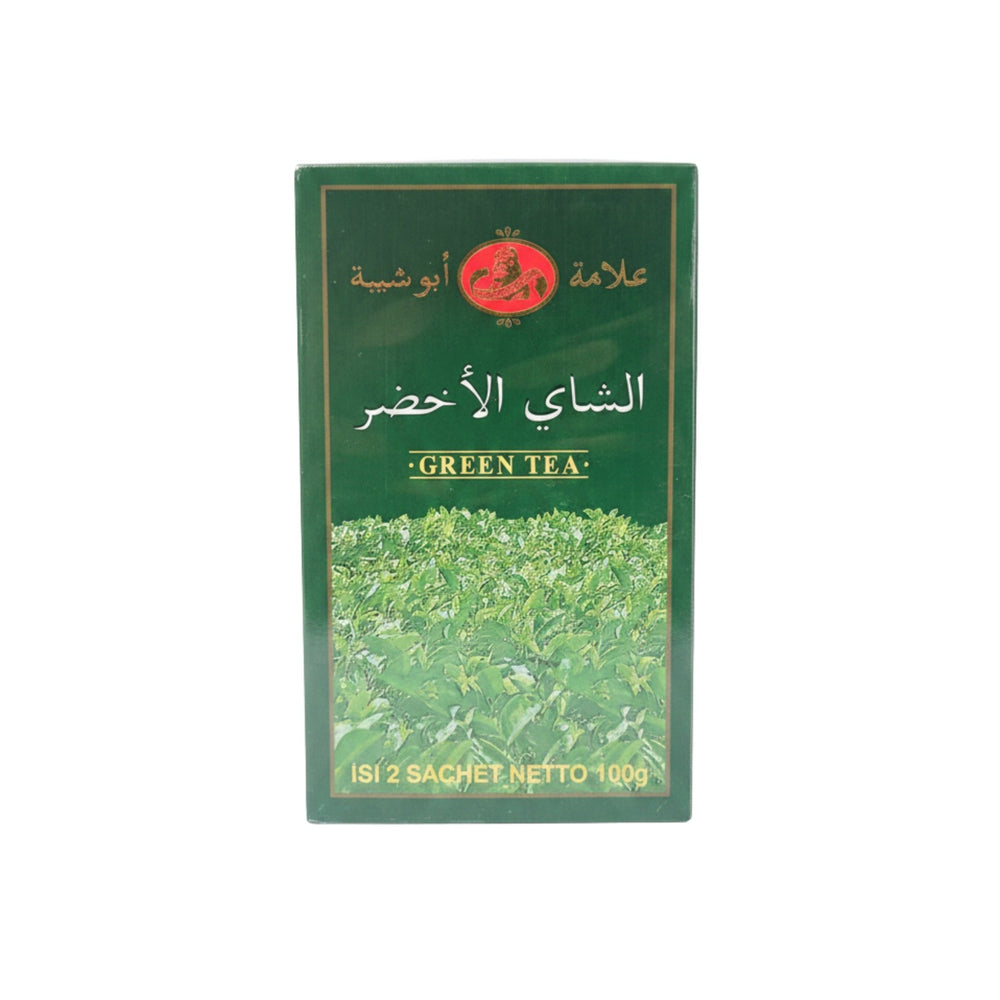 شاي أخضر طبيعي من أبو شيبة 100 جرام - آنية المنزل الراقي