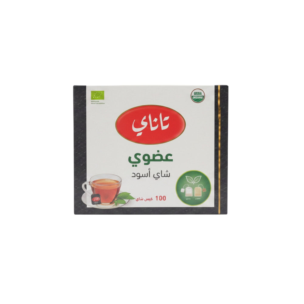 شاي تاناي الأسود العضوي 100 كيس 200 جم - آنية المنزل الراقي
