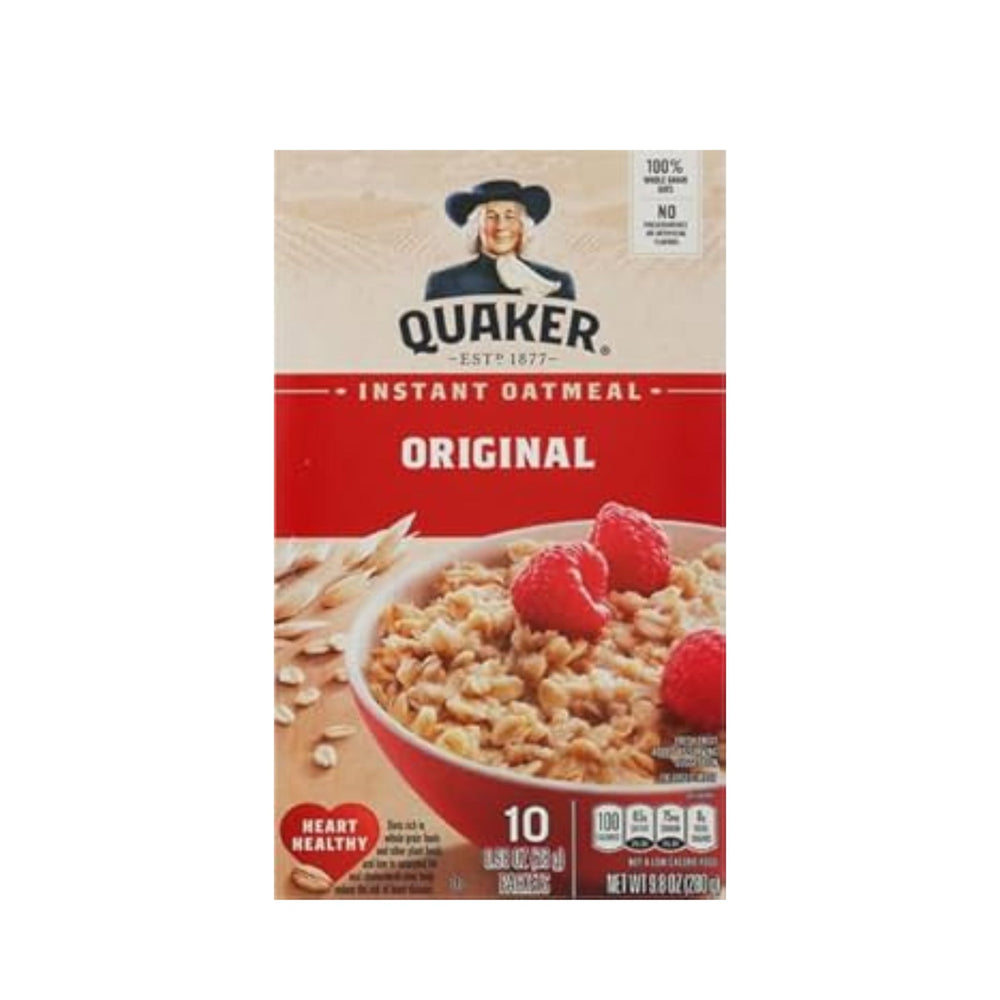 شوفان كويكر سريع التحضير بالنكهة الأصلية 280 غرام من Quaker Oats - آنية المنزل الراقي