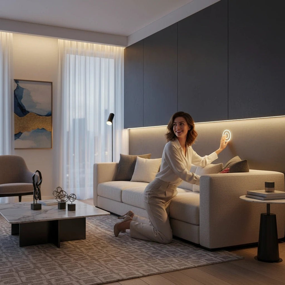 شريط إضاءة LED نيون مرن USB مقاوم للماء مع حساس لمس للديكور المنزلي - آنية المنزل الراقي