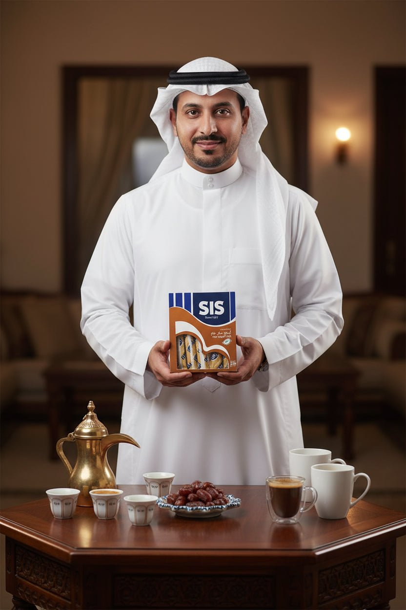 SIS أصابع سكر خام طبيعي 100% 350 جرام 70 إصبع - آنية المنزل الراقي