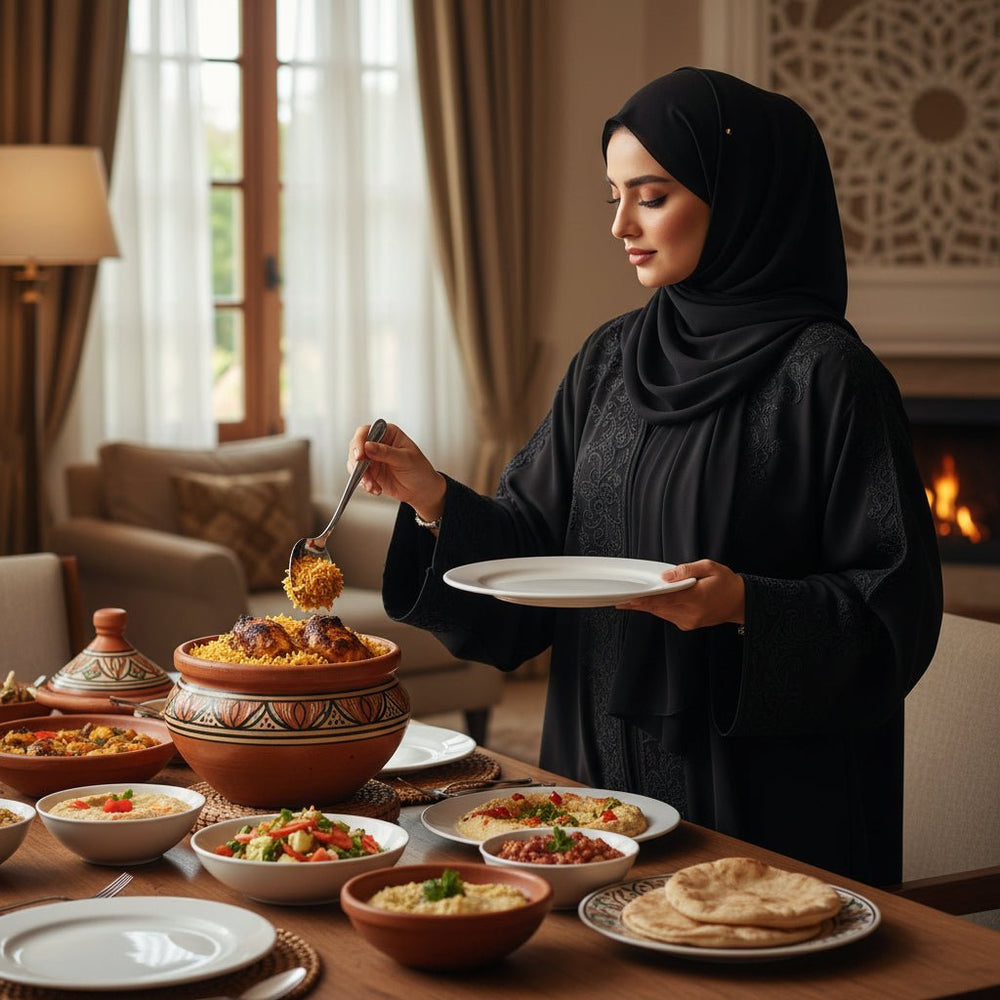 طبق تقديم بيضاوي سيراميك أبيض 22 × 16 سم - آنية المنزل الراقي