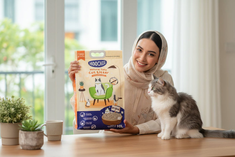 رمل القطط Tofu – قابل للغسل برائحة أصلية 4.5 كجم
