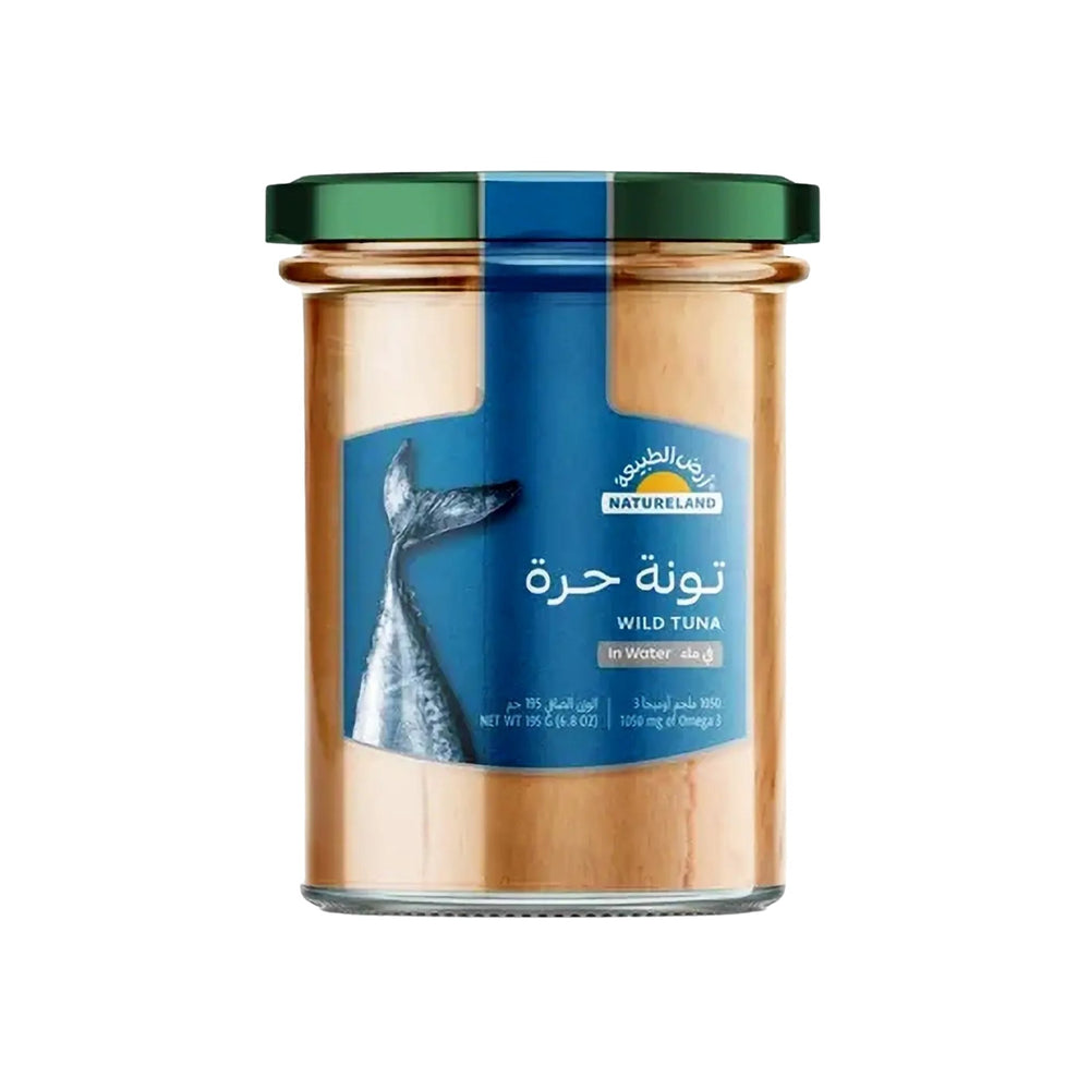 تونة حرة في الماء 195 جم من أرض الطبيعة - آنية المنزل الراقي