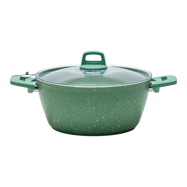 فيفالدي قدر طهي عميق من الجرانيت 6.8 لتر متين وسهل التنظيف