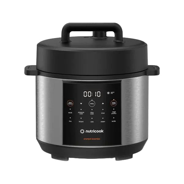 Nutricook 900W Smart Pot Essentials Electric Cooker Black and Silver 4 Liter NC-SP150