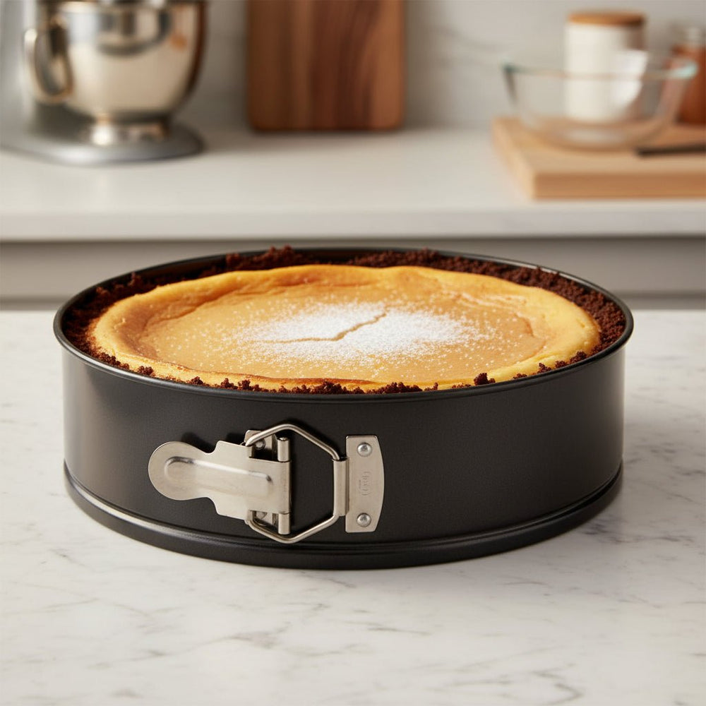 Five Simply Smart 2-Piece Round Non-Stick Metal Springform Pan Black 189415