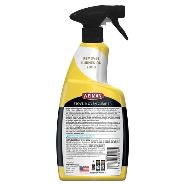 Weiman Heavy Duty Gas Cooktop and Oven Cleaner and Degreaser 710ml 598