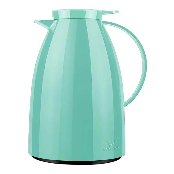 Invicta Vienna Dishwasher Safe Coffee Pot with Trigger and Ergonomic Handle Green 1 Liter