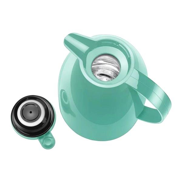 Invicta Vienna Dishwasher Safe Coffee Pot with Trigger and Ergonomic Handle Green 1 Liter