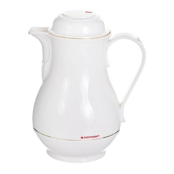 Rotpunkt High-Quality Metallic Vacuum Jug White 1 Liter
