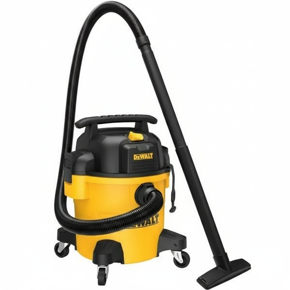 Dewalt 1050W Wet and Dry Drum Vacuum Cleaner Yellow and Black 20 Liter DXV20P
