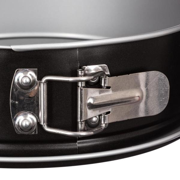 Five Simply Smart Signature Round Non-Stick Metal Springform Pan Black and Silver 24cm 146473