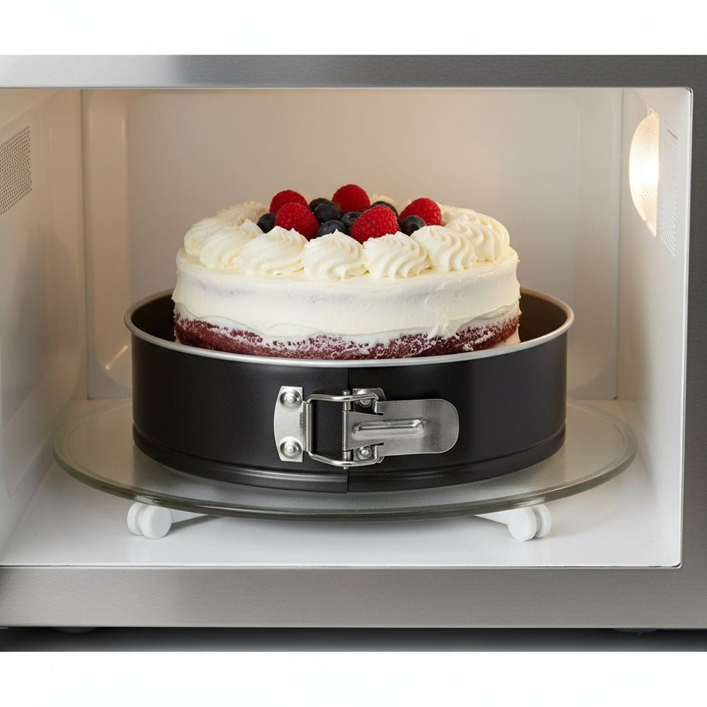 Five Simply Smart Signature Round Non-Stick Metal Springform Pan Black and Silver 28cm 146475