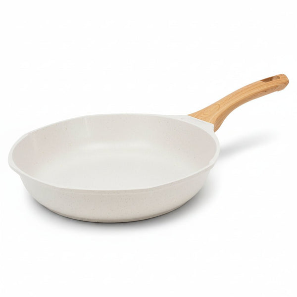 مقلاة ألومنيوم بطلاء جرانيت، 28 سم، مقاومة للالتصاق