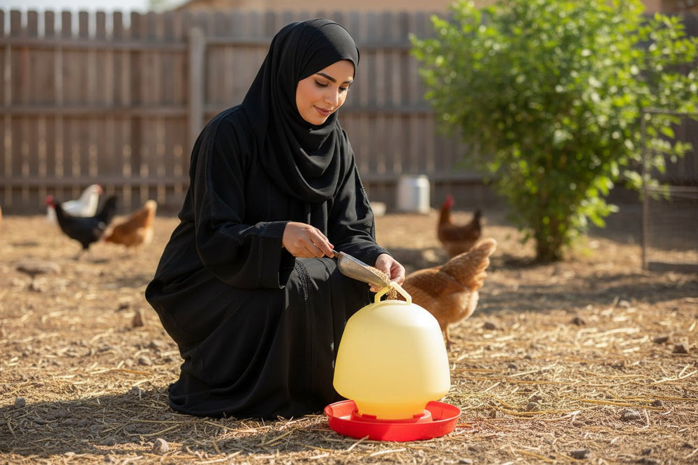 مشرب طيور بلاستيك عالي الجودة10 لتر