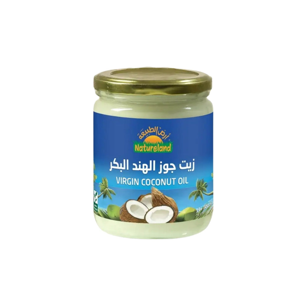 زيت جوز الهند العضوي النقي 100% متعدد الاستخدامات 500 مل - آنية المنزل الراقي
