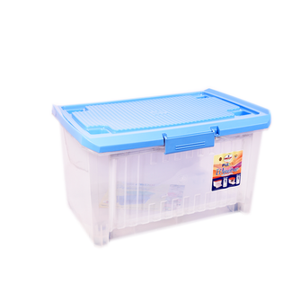 صندوق تخزين بلاستيك متعدد الاستعمالات 52لتر - أنية المنزل