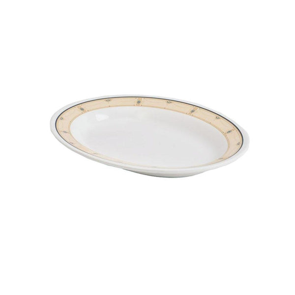 طبق ميلامين بيضاوي -أنية المنزل