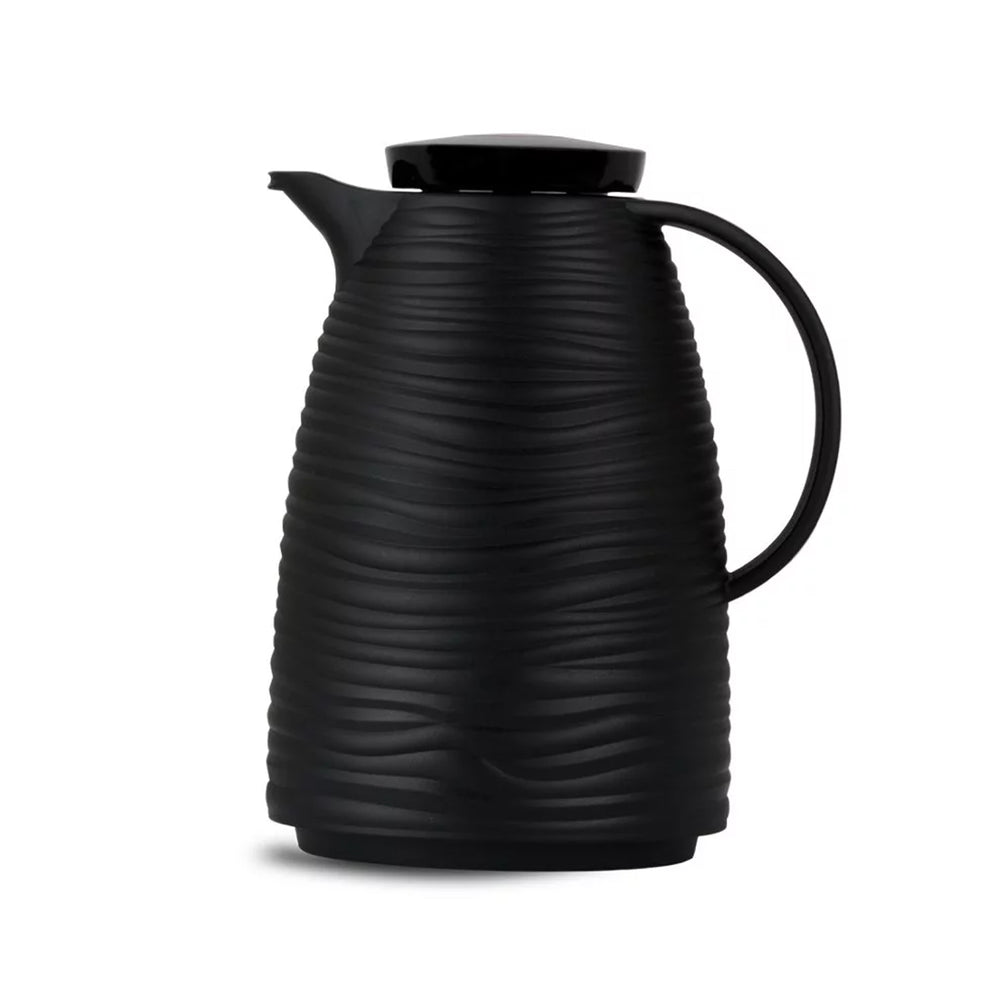 Basra Black Wavy Tea Thermos