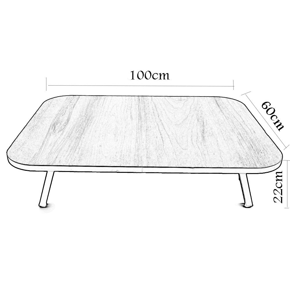 طاولة أرضية مستطيلة من الخشب قابلة للطي100*60*22سم